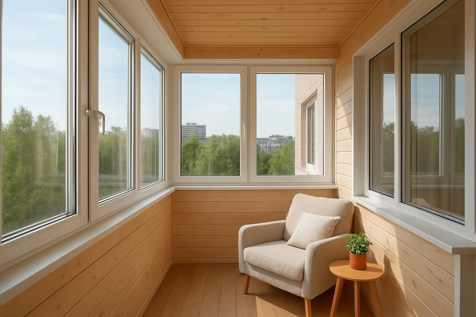 Остекление лоджии