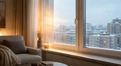 Энергосберегающий стеклопакет сохраняет тепло в квартире зимой